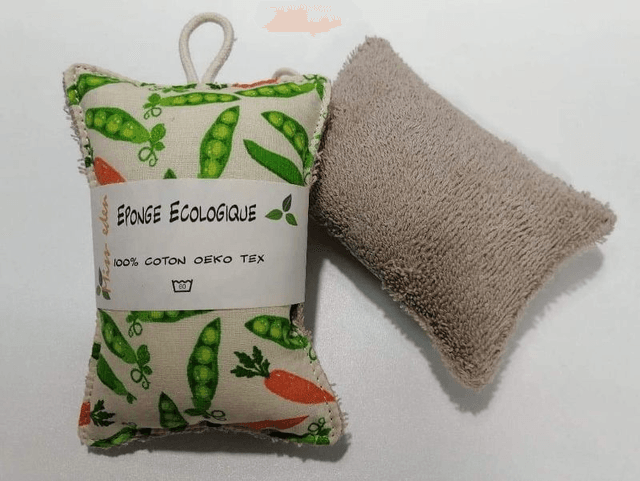 Eponge Bouclette Petits pois carotte
